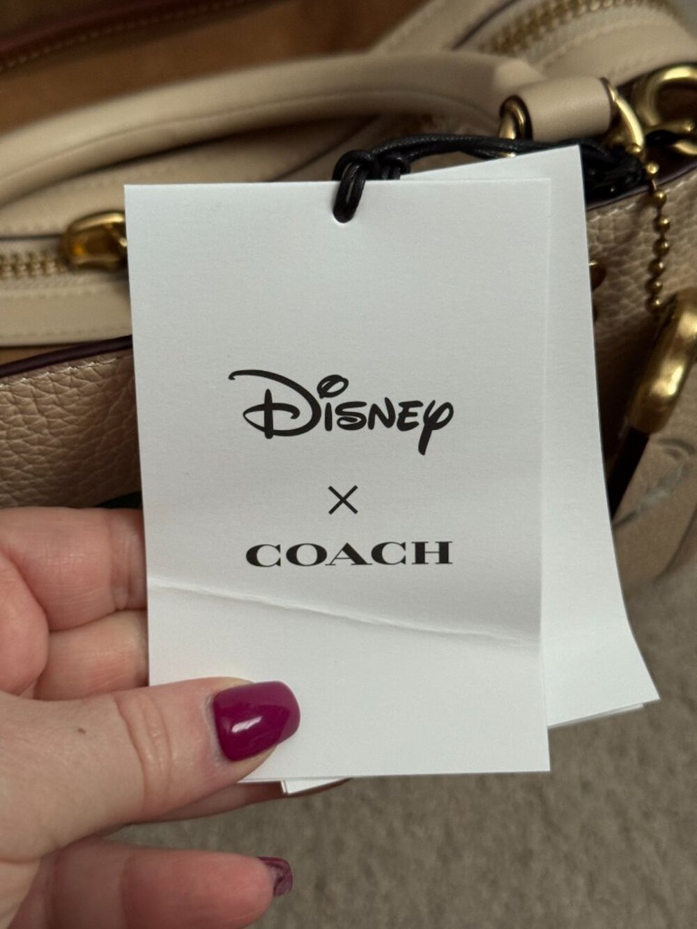 Disney X Coach Rogue 25 With Mickey Mouse And Caterpillar, NWT - Picture 9 of 16